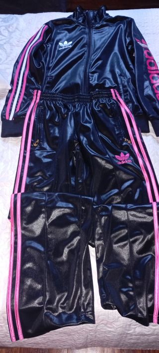 Chándal Adidas | Negro-Rosa