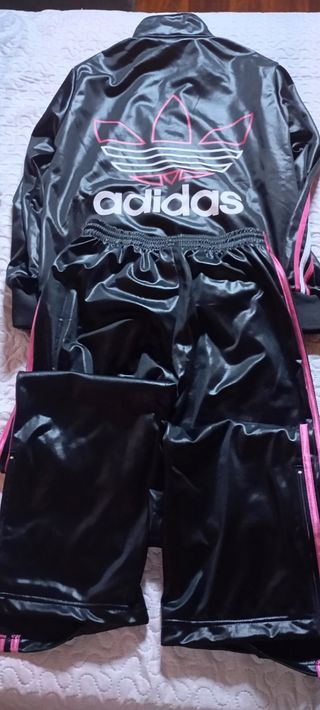 Chándal Adidas | Negro-Rosa