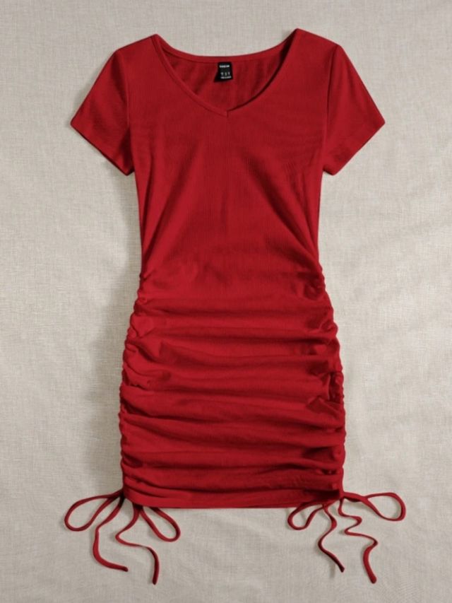 Vestido rojo Shein talla S