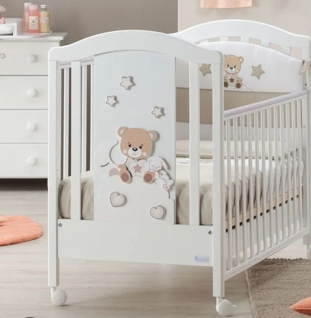 Lettino bimbo stelle orsetto