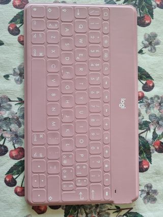 Logitech Keys-To-Go Ultracompatta Rosa