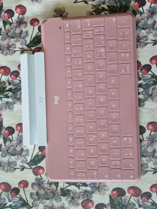 Logitech Keys-To-Go Ultracompatta Rosa