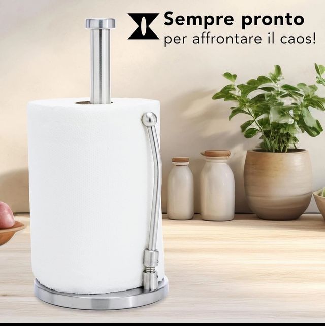 Portarotolo Scottex Acciaio Inox