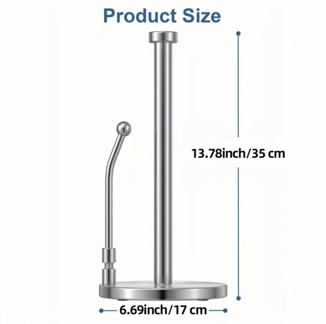 Portarotolo Scottex Acciaio Inox