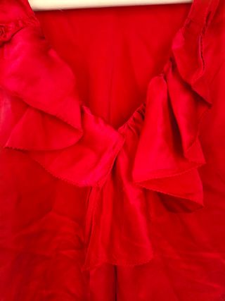 Blusa Tintoretto roja seda