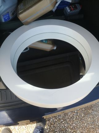 Espejo Redondo Blanco 25€
