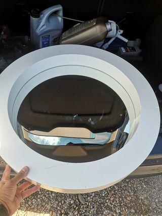 Espejo Redondo Blanco 25€