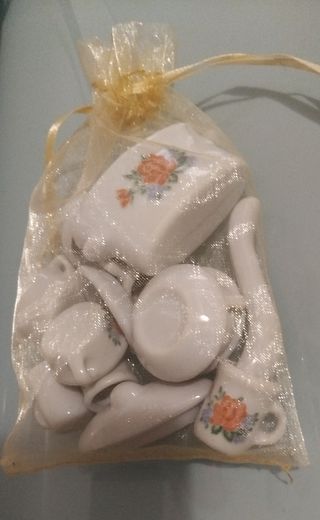 Mini vajilla porcelana vintage