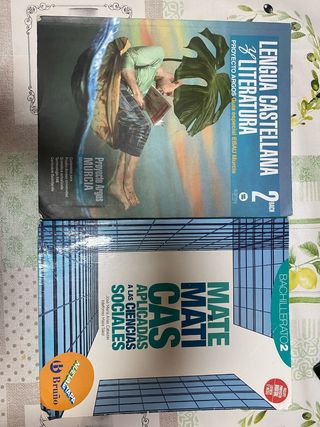 Libros 1° Bachillerato
Lengua y Matemáticas