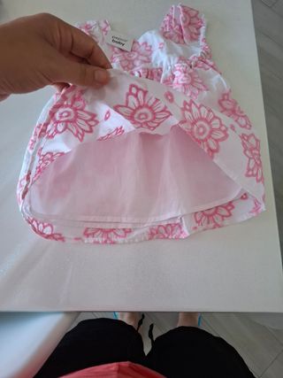 Vestito bimba Pepco fiori rosa
