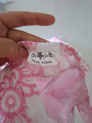 Vestito bimba Pepco fiori rosa