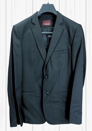Chaqueta Zara Man negra - talla 50 (M/38-40/48-50)