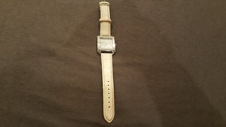 Reloj blanco mujer - correa piel