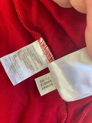 Felpa Adidas rossa vintage taglia XL