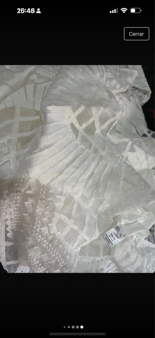 Vestido Valtadoros blanco - Talla única