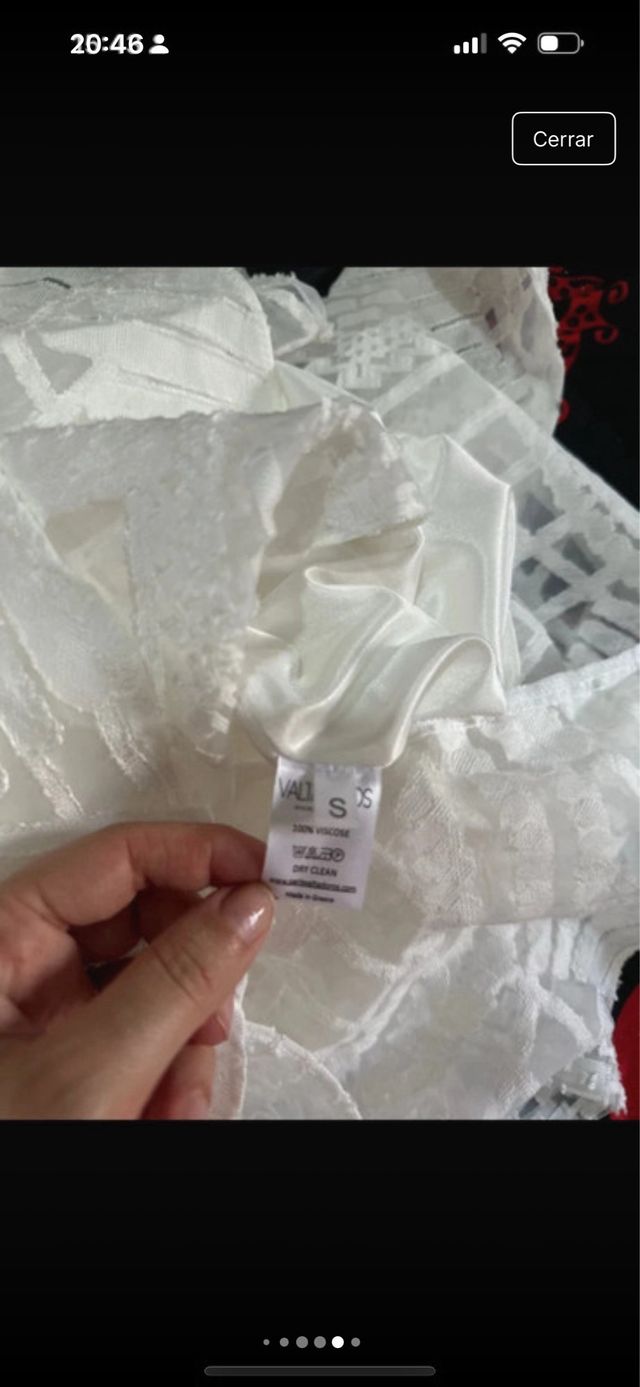 Vestido Valtadoros blanco - Talla única