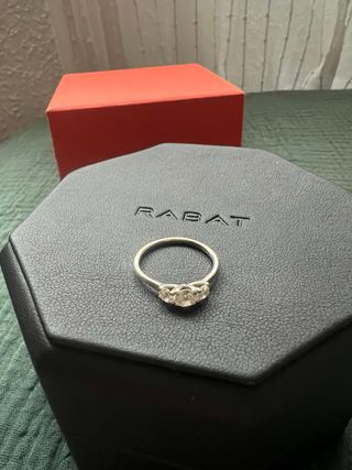 Anillo Rabat diamantes talla 10
