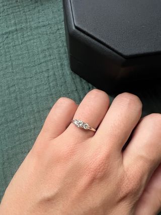 Anillo Rabat diamantes talla 10