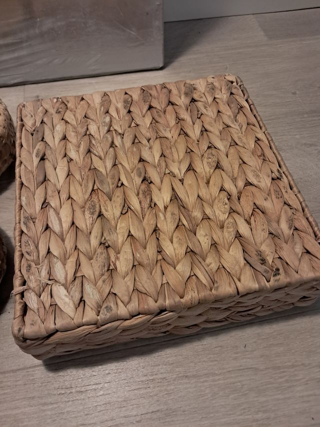 Cestas mimbre - Juego de 6