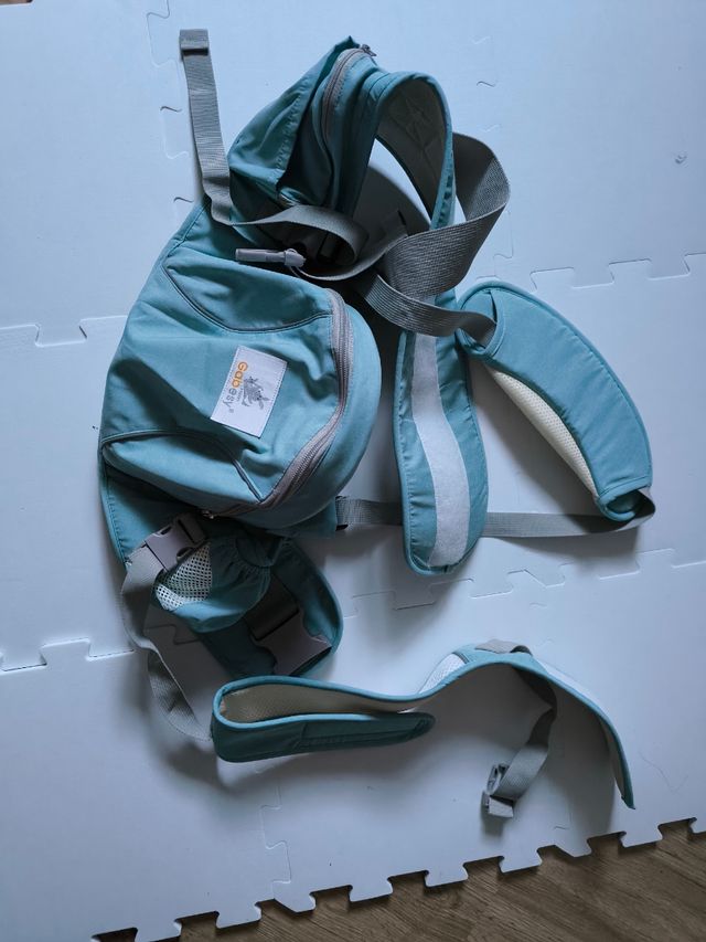 Mochila portabebés Gabesy - Azul Turquesa