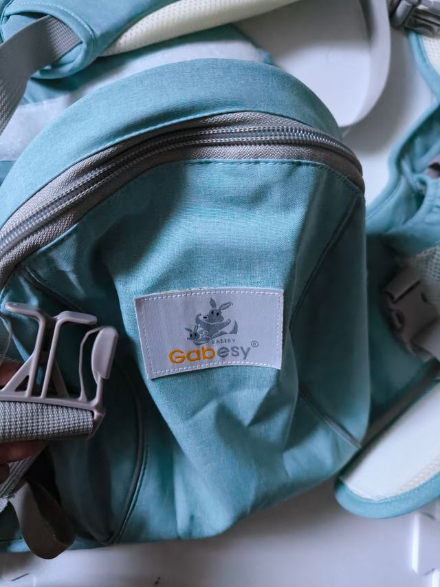 Mochila portabebés Gabesy - Azul Turquesa