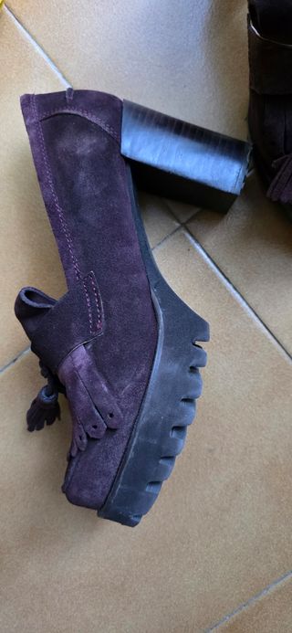 Zapatos Pedro Miralles tacón - Morados