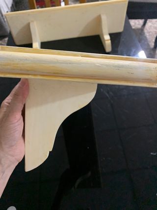 2 Estanterías Madera - Beige