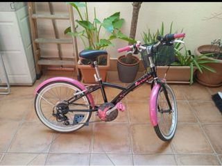 Bicicleta niña. 20" pulgadas decatlón de 69 años