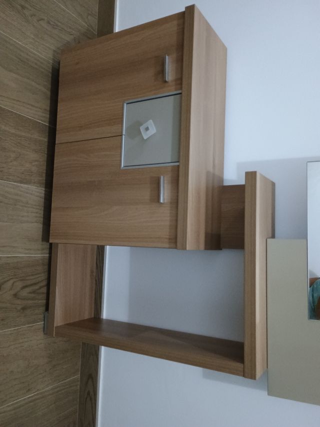 Recibidor madera - beige brillo