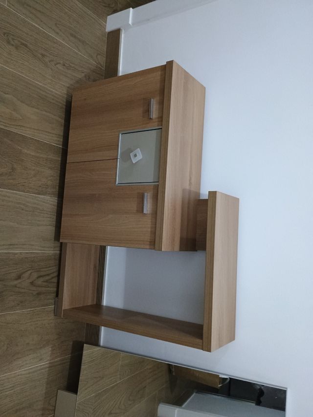 Recibidor madera - beige brillo