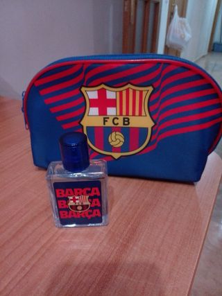 Bolsa aseo FC Barcelona + colonia