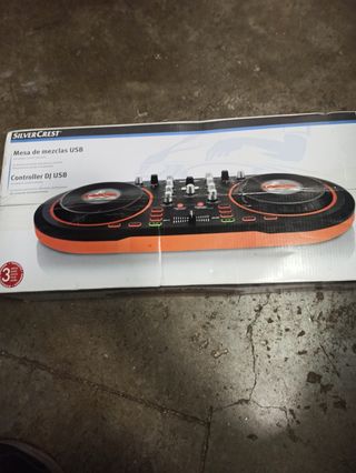 Mesa mezclas DJ USB Silvercrest