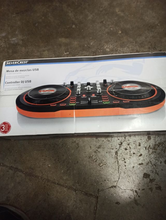 Mesa mezclas DJ USB Silvercrest