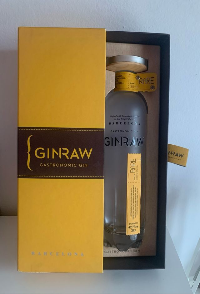 GINRAW Gastronomic Gin (Botella vacía)