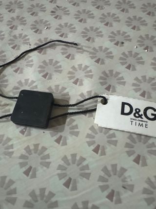 Reloj D&G (Dolce & Gabbana) negro-amarillo