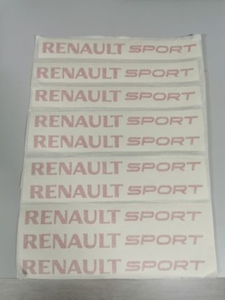 Pegatinas renault sport