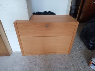 Mueble arcón rinconero madera.