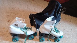 Patines Oxelo 4 ruedas Blancos