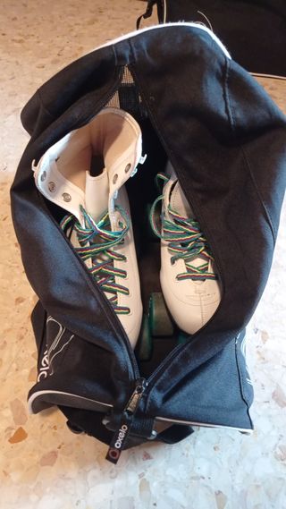 Patines Oxelo 4 ruedas Blancos