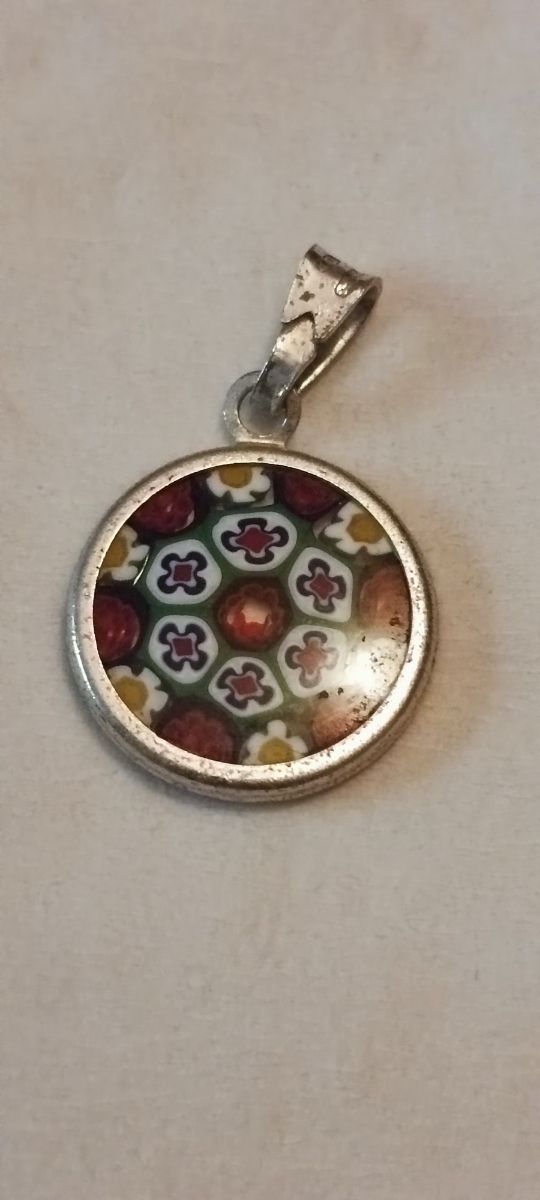 Colgante plata Murano