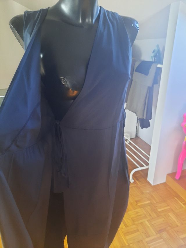 Vestito a portafoglio Sei di Cuori blu tg S, nuovo