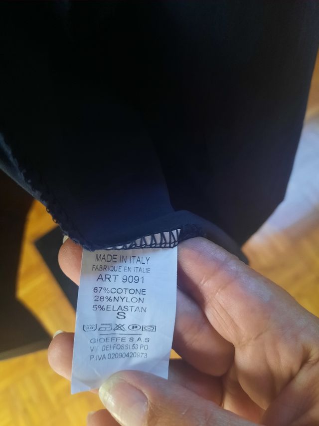 Vestito a portafoglio Sei di Cuori blu tg S, nuovo