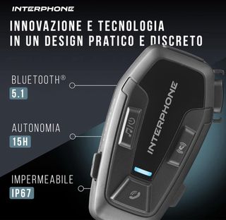 Interfono moto U-COM 7R Bluetooth 5.1