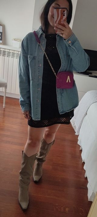 Bolso bandolera rosa glitter de it's lava