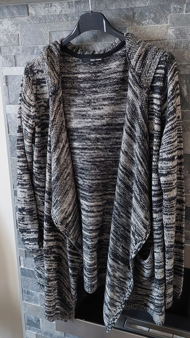 Cardigan donna grigio