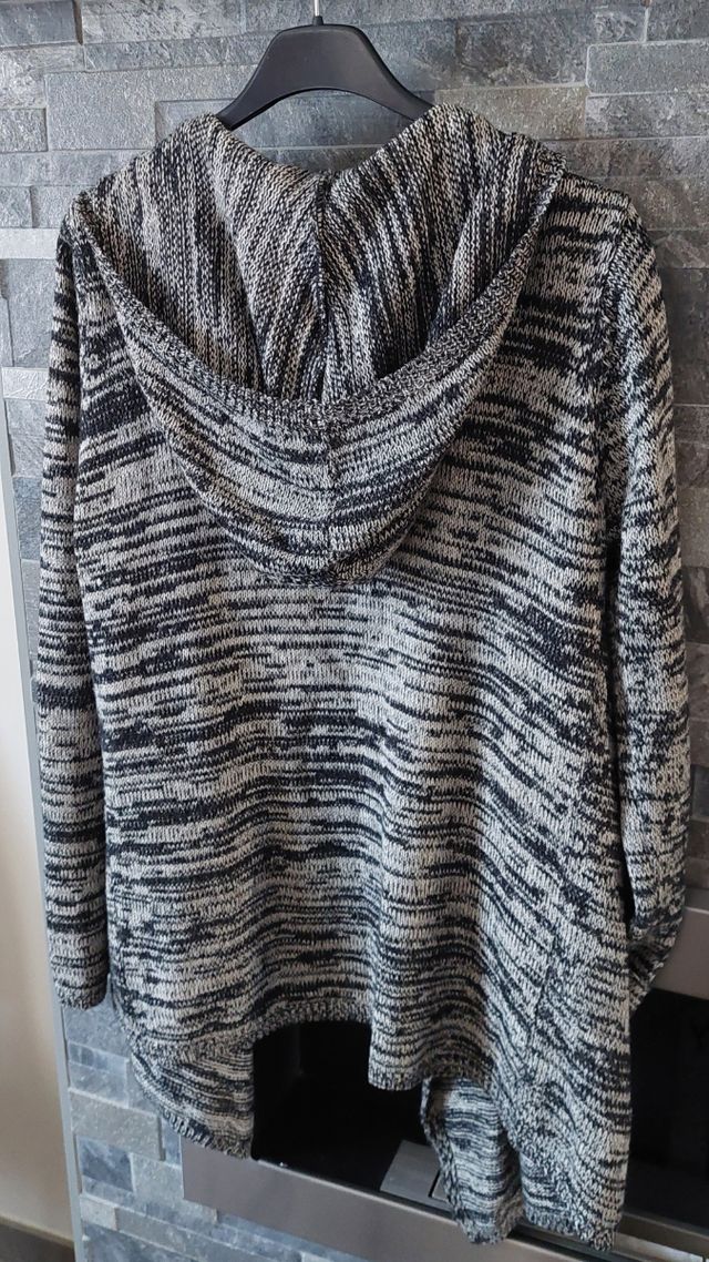 Cardigan donna grigio