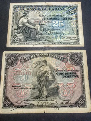 ALEGORIAS Pesetas 1906.