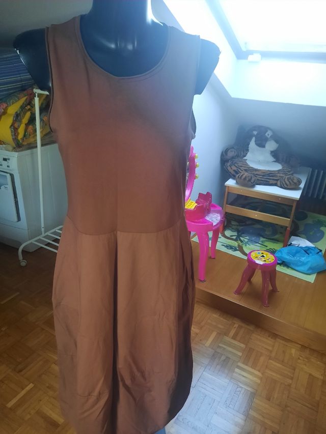 Vestito Sei di Cuori marrone tg unica