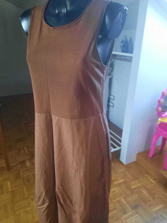 Vestito Sei di Cuori marrone tg unica