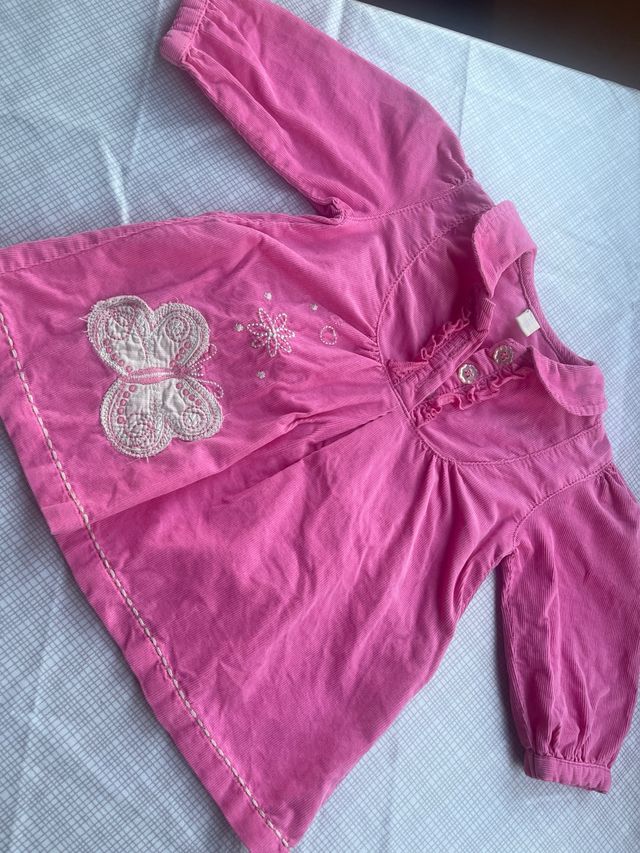 Vestido pana bebé 6 meses